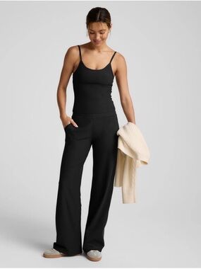 Spacedye Laid Back Wide Leg Pant 31" L Darkest Night